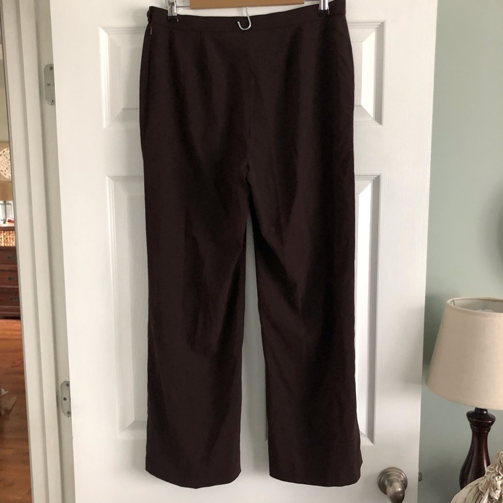 Lauren Ralph Lauren black stretch wool career dress pants in size 10